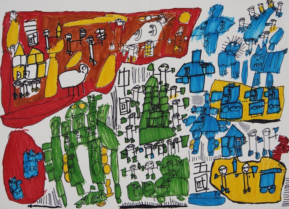 陳俞叡作品《三國大戰》，以鮮明色彩描繪三國歷史與科幻元素
